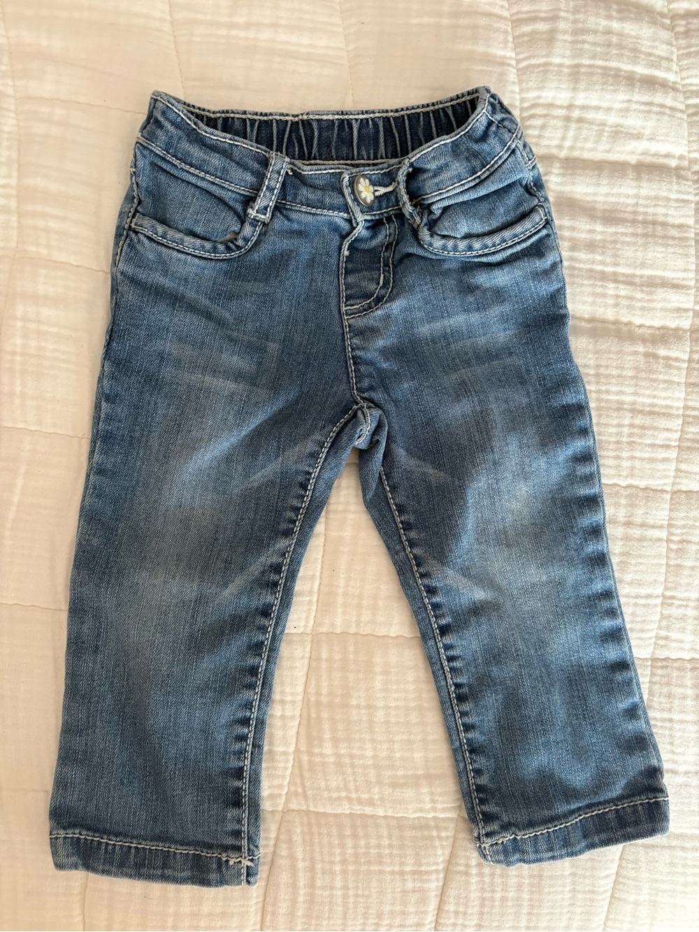 Gymboree Boys Blue Denim Jeans with Elastic Waist